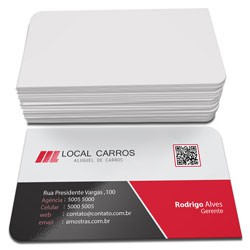 CARTÃO DE VISITA I VENIZ LOCAL I 2 CANTOS ARREDONDADOS